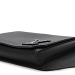 Grained Calfskin Aerogram Takeoff Sling Black
