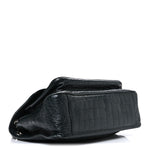Crocodile Embossed Calfskin Monogram Medium Niki Chain Satchel Algea