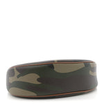 Canvas Calfskin Camouflage Ava Logo Triomphe Shoulder Bag Khaki