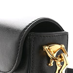 Azalea Calfskin Small Horsebit 1955 Chain Shoulder Bag Black