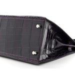 Shiny Niloticus Crocodile Kelly Sellier 28 Amethyst