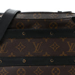 Monogram Macassar Handle Soft Trunk Black