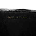 Patent Vertical Quilt Small Flap Black