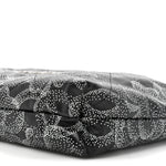 Printed Calfskin Quilted Chanel 22 Black