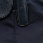 Tessuto Nylon Saffiano Shopping Tote Navy