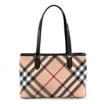 Supernova Check Small Nickie Tote Black