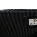 Lambskin Quilted Wallet On Chain WOC Black