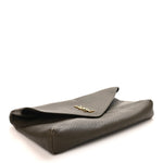 Grained Lambskin Large Cassandre Envelope Pouch Light Musk