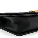 Caviar Quilted Medium Boy Flap Black