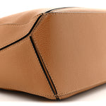 Grained Calfskin Small Puzzle Bag Tan