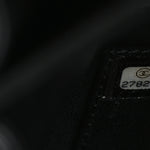 Caviar Quilted Small CC Filigree Vanity Case Beige Black