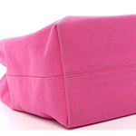 Canvas Printed Open Your Heart Tote Pink Black