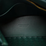 Nappa Intrecciato Small Andiamo Shoulder Bag Emerald Green