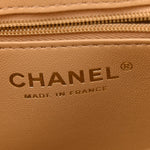 Raffia Fringe Nano Kelly Shopper Dark Beige