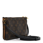 Reverse Monogram Giant Double Zip Pochette
