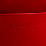 Caviar Quilted Mini Chanel 25 Handbag Red