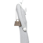 Epsom Mini Kelly Sellier 20 Etoupe