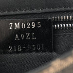 Recycled Fabric Jacquard Vitello Grace FF 1974 Baguette Belt Pouch Tobacco Moro Black