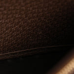 GG Supreme Monogram Textured Dollar Calfskin Blondie Continental Chain Wallet Beige Ebony New Acero