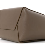 Soft Grained Calfskin Small Sangle Bucket Bag Taupe