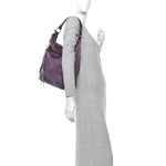 Agneau Classic Hardware Day Hobo Raisin