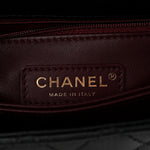 Caviar Quilted Mini Coco Handle Flap Black