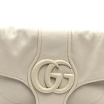 Goatskin Small GG Monochrome Aphrodite Shoulder Bag Mystic White