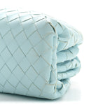 Nappa Maxi Intrecciato The Pouch Oversized Clutch Teal Washed