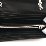 Visetos Large Patricia Wallet On Chain Black