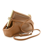 Shiny Nappa Small Fendi First Caramello
