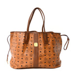 Visetos Large Liz Reversible Shopper Tote Cognac