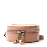 Calfskin Round As Earth Evening Bag Beige