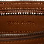 GG Supreme Monogram Textured Calfskin Emblem Small Crossbody Beige Ebony Old Sundial