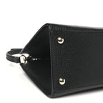 Dollar Calfskin Medium Soho Top Handle Satchel Black
