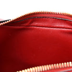 Calfskin Stud Sign Zip Hobo Rosso Valentino