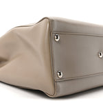 Vitello Morgan Shiny Nappa Medium Peekaboo Iconic Satchel Tortora