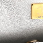 Mirror Calfskin Metallic Calfskin Quilted Hollywood Boulevard Mini Flap With Star Coin Purse Silver