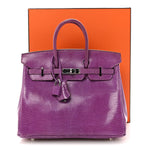 Lizard Birkin 25 Violet