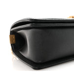 Caviar Quilted Medium Boy Flap Black