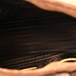 Suede Triangle Medium Bonnie Shoulder Bag Cacao