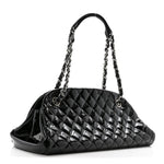Patent Quilted Medium Just Mademoiselle Black