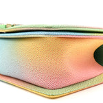 Caviar Quilted Medium Cuba Rainbow Boy Flap Multicolor
