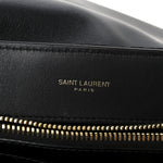 Fabric Y Quilted Monogram Small Loulou Chain Satchel Black