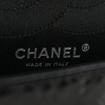 Glazed Calfskin Quilted 2.55 Reissue 226 Flap So Black