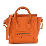 Goatskin Nano Luggage Orange