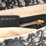 Oblique Saddle Bag Blue