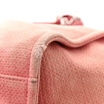 Canvas Medium Deauville Tote Red