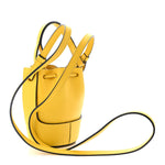 Calfskin Mini Balloon Bucket Bag Yellow