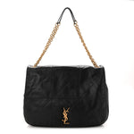 Lambskin Matelasse Monogram Large Jamie 4.3 Black