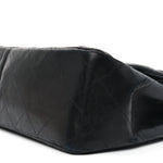 Lambskin Quilted Jumbo Double Flap So Black